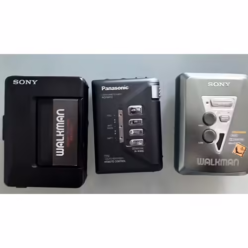 Lot de 3 "WALKMAN": SONY WM-EX172, SONY WM-2011 et Panasonic RQ-NX10