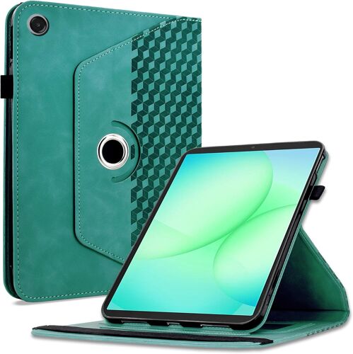 KALANKA-Étui rotatif à 360° compatible avec Samsung Galaxy Tab A11+ Plus/A9+ Plus 11"" 2023 SM-X230/SM-X236B, support rotatif à 90°, mise en veille/réveil automatique pour tablette Tab A11+, bleu