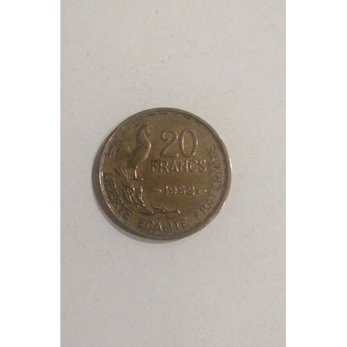 Piece 20 Franc 1952