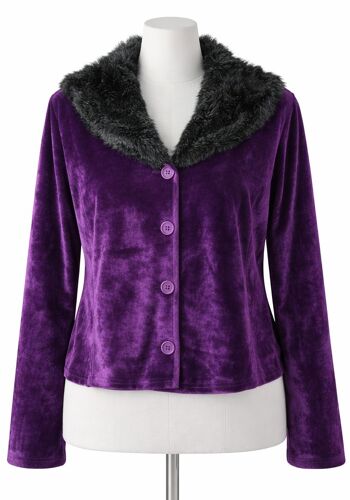 Veste Violette / Gilet Violet Pour Cocktails Ou Soirées
