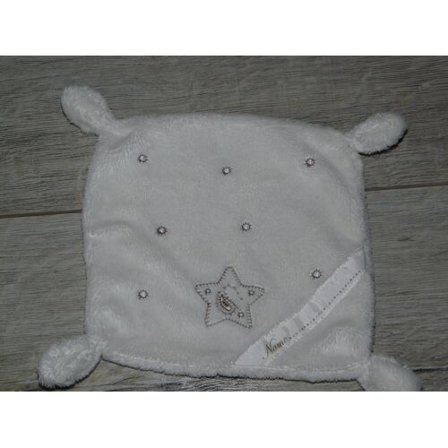 Doudou plat carré étoile Nicotoy