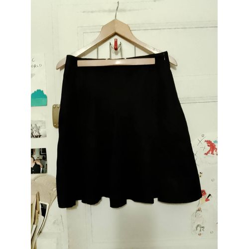 Jupe Noire Plissée 38 M Exxe Paris.