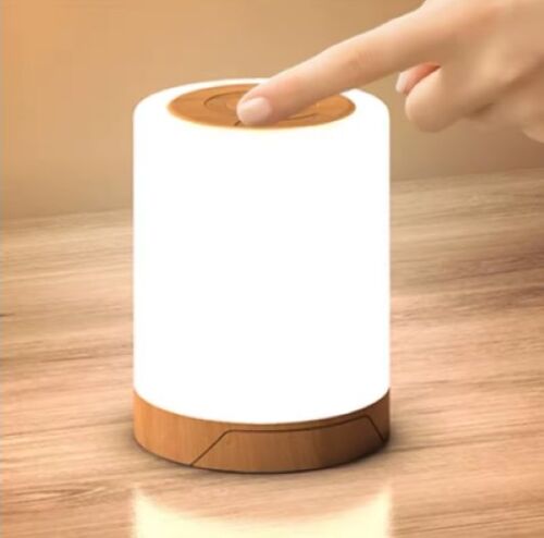 Veilleuse Enfant Lampe De Chevet Led Tactile, Minuteur, Intensité Variable, Rechargeable, 256 Couleurs Rvb