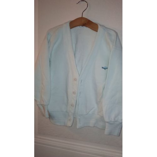 Gilet Garçon Vert D'Eau Motif Tortue "Jacadi" Taille 6 Ans Idée Cadeau