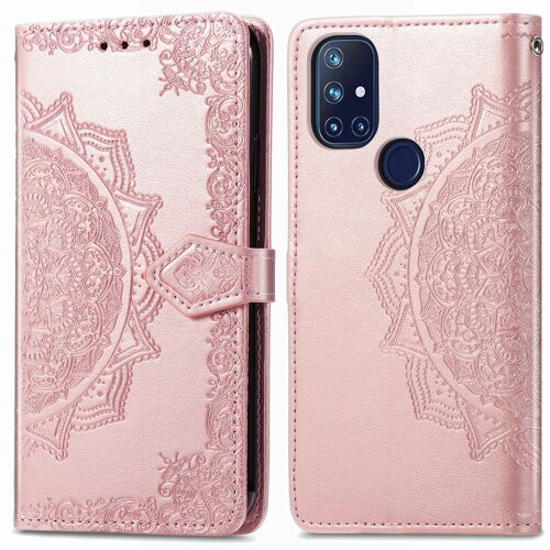 imoshion Etui de télephone Mandala OnePlus Nord N10 5G Rose Doré