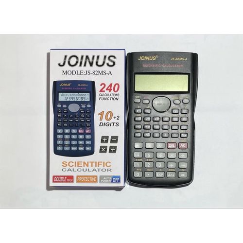 Calculatrice Scientifique affichage à 2 lignes Collège étudiant Lycée JS-82MS-A