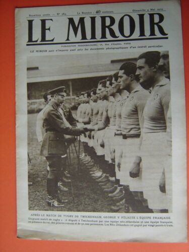 Hebdo 04 / 05 /1919 "Le Miroir N° 284 "Guerre 1914-1918* Complet 16 Pages