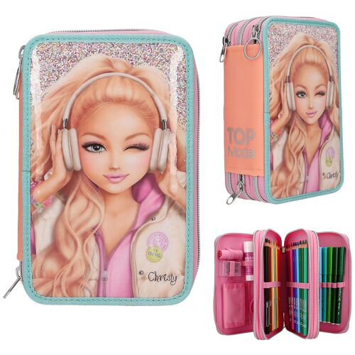 Topmodel 0414100 Trousse À Crayons Bac À Stylos Polyester, Zinc, Polyvinyl Chloride (Pvc), Polyéthylène Téréphthalate (Pet), Polypropylène (Pp) Multicolore