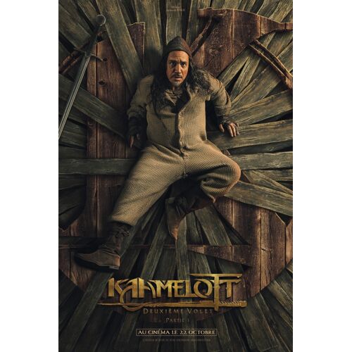 Kaamelott : Deuxième Volet, Partie 1 - Véritable Pré-Affiche De Cinéma Roulée - Format 120x160 Cm - De Et Avec Alexandre Astier, Anne Girouard, Thomas Cousseau, Jean-Christophe Hembert - 2025