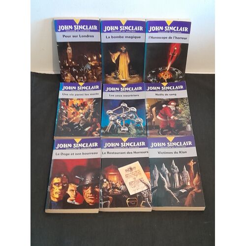 Fantastique/Horreur: "John Sinclair Chasseur De Spectres" Vol.1 À 9
