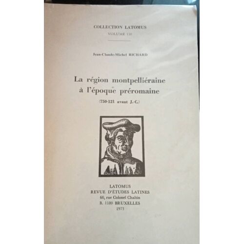 La Région Montpellieraine À L'Époque Préromaine