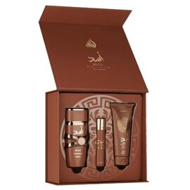 Lattafa ¿ Coffret Asad Bourbon - 100 Ml + 12 Ml + Gel Douche 100 Ml - Homme 