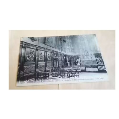 Carte Postale Montreuil-Sur-Mer - Chapelle De L'hôtel-Dieu - Intérieur - Nd Phot En L'état Sur Les Photos