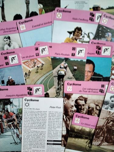Fiches Sports Cyclisme (Éditions Rencontre 1976-1980)