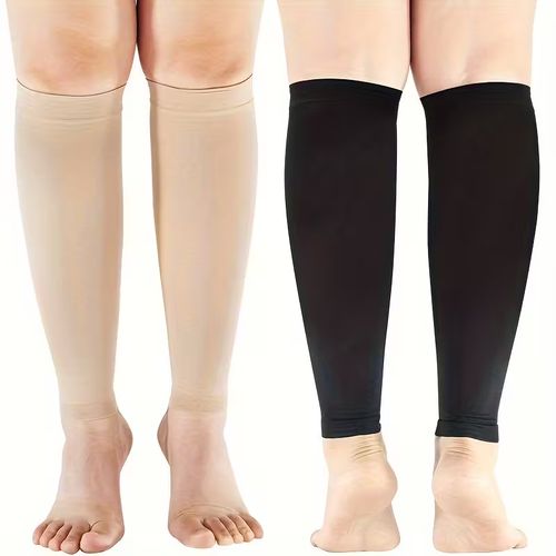 Manchons De Compression ( Coloris Noir) Pour Mollets – Taille Xxxl- Spécialement Conçus Pour Améliorer Le Retour Veineux Et Offrir Un Soutien Optimal À Vos Jambes, Pieds Et Mollets.