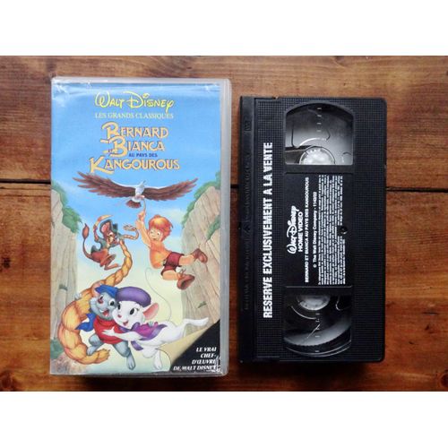 Cassette VHS : Bernard et Bianca au pays des kangourous (Les grands classiques Walt Disney)