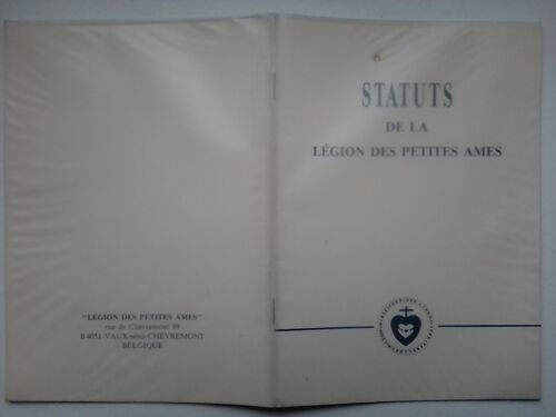 Statuts De La Légion Des Petites Âmes
