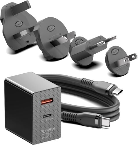 LORANKA-45w 57w Chargeur USB C Compatible avec Passerelle Internet 5G T¿Mobile Arcadyan KVD21, Routeur WLAN Wi-FI 6 et Wi-FI 7, pour DJI AVATA¿/ Mavic 3/ Flip/DJI Mini 5 Pro/Mini 4 Pro 3 Pro 3