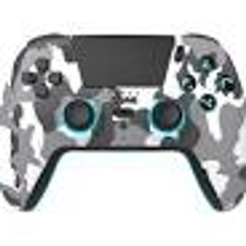 Manette ps5 sans fil white camo freaks and geeks
