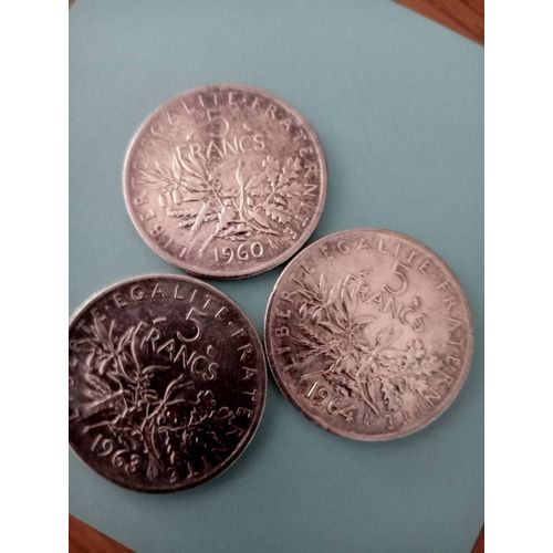 Semeuse 5 Francs Argent