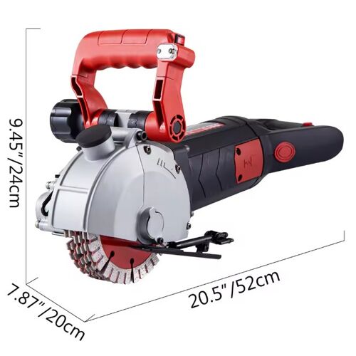 Rainureuse murale électrique 4800W avec laser ¿ disque 125 mm