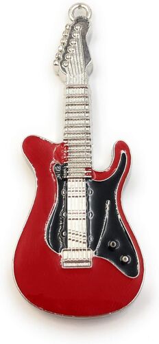 Guitare électrique Instrument de Guitare en métal Rouge Clé USB drôle 8 Go USB 2.0 Disque USB