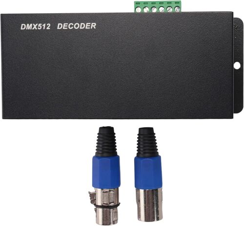 Contrôleur de décodeur LED RGBW DMX 512 à 3 canaux (DC12-24V), DMX512-3CH