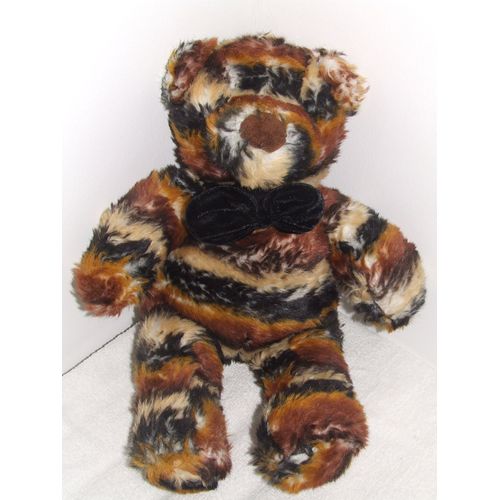 OURS CP CHINE TIGRE MARRON NOIR BEIGE 42 cm
