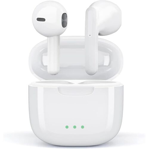 KALANKA-Écouteurs Bluetooth Sans Fil, Bluetooth 5.3 Intra-Auriculaires Casque avec Hi-Fi Son Stéréo, 24H 4 ENC Réduction Antibruit Mic Contrôle Tactile, IP8 Étanche Sport Oreillette pour Phone Androi
