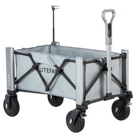 Chariot Électrique Télécommandé Litefar Orion, Moteur Silencieux De 500 W Intégré Au Moyeu, Capacité De Chargement De 140 L, Batterie De 24 000mah, Autonomie De 12km