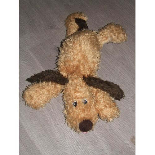 CHIEN STARTOY ALLONGE MARRON