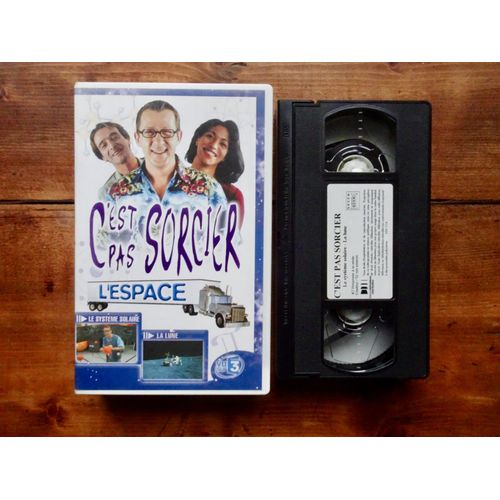 Cassette VHS : C'est pas sorcier - L'espace (Le système solaire, La lune)