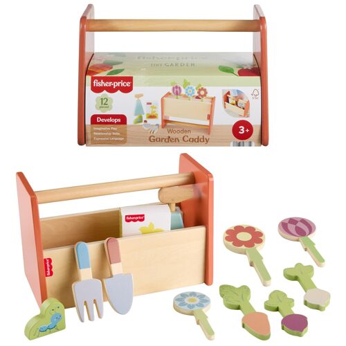 Fisher-Price Tiny Garden Wooden Garden Caddy