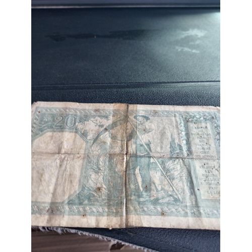 Ancien Billet De 20 Francs 1917