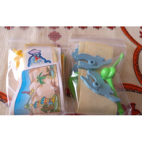 Kinder Surprise K03 N° 64 Et 65 Avec Bpz Et Autocollant