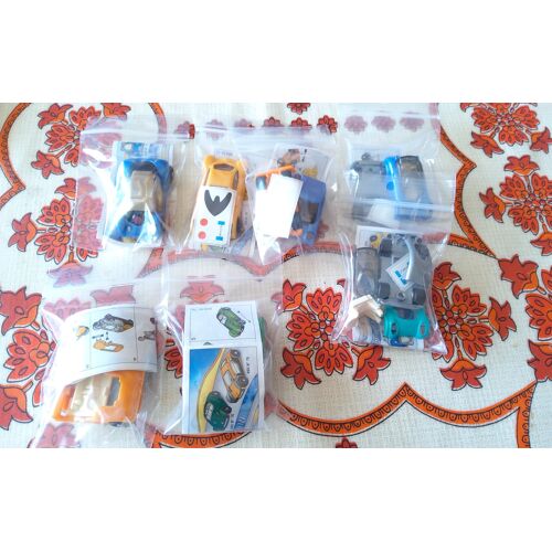 Kinder Surprise K03 N° 71 72 73 74 75 76 Avec 1 Variante Bpz Et Autocollants