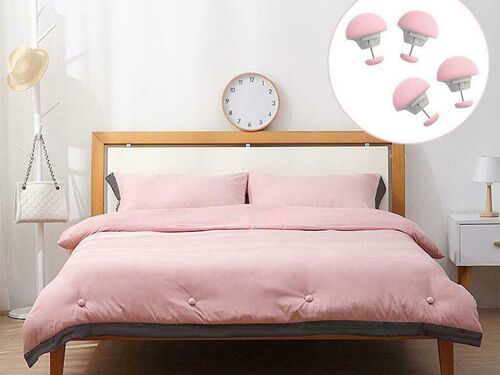 Pinces À Draps En Forme De Champignon, 16 Pièces Roses