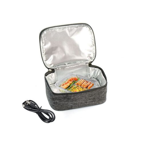 Sac À Lunch Électrique Chauffant Usb Avec Isolation - Lot De 2