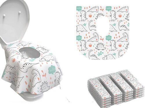 Housses De Siège De Toilette Jetables - Lot De 20, Résistantes À L'eau Pour Les Voyages