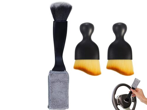 Kit De Nettoyage Intérieur De Voiture (3 Pièces)