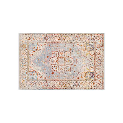 Tapis Rectangulaire 120x160cm Orange Antidérapant Pour Intérieur