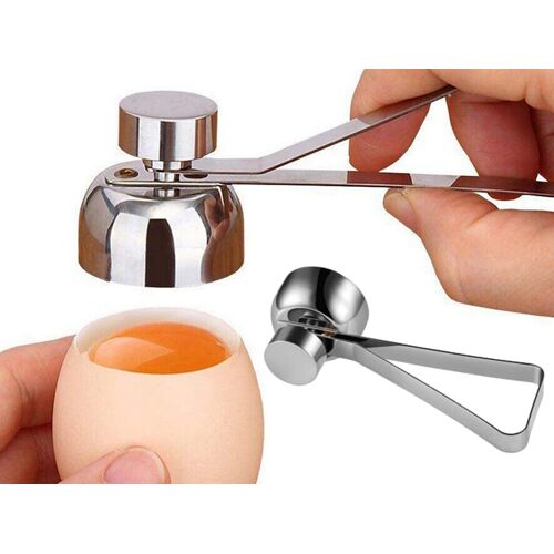 Coupe-?ufs Et Ouvre-Coquilles En Acier Inoxydable - Lot De 2