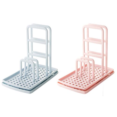 Organiseurs D'éponges Et De Chiffons Pour Évier De Cuisine - Lot De 2, Bleu Et Rose