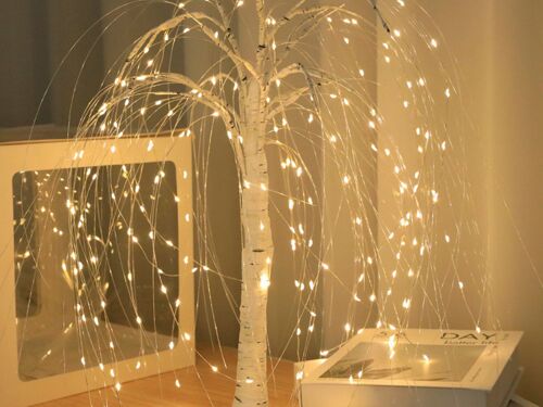 Guirlande Lumineuse De Noël À Led Pour Table Avec 192 Lumières Blanc Chaud