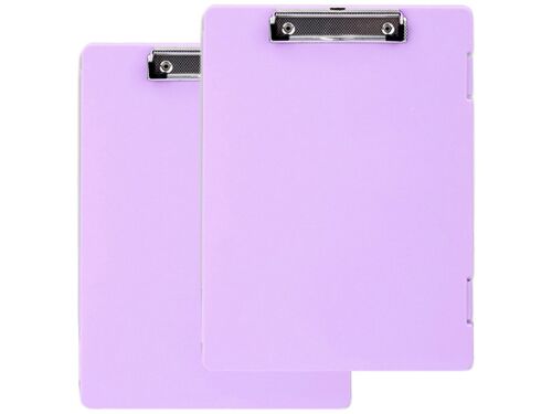 Porte-Bloc A4 Avec Étui De Rangement Et Porte-Trombones - Violet