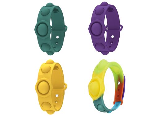 Bracelets anti-stress et jouets anti-anxiété - Lot de 4