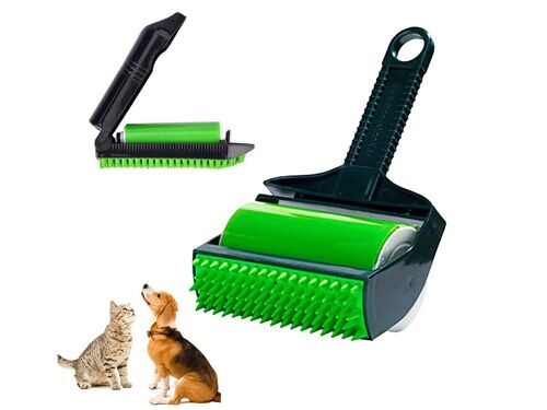 Ensemble de rouleaux adhésifs lavables pour enlever les poils d'animaux et la poussière