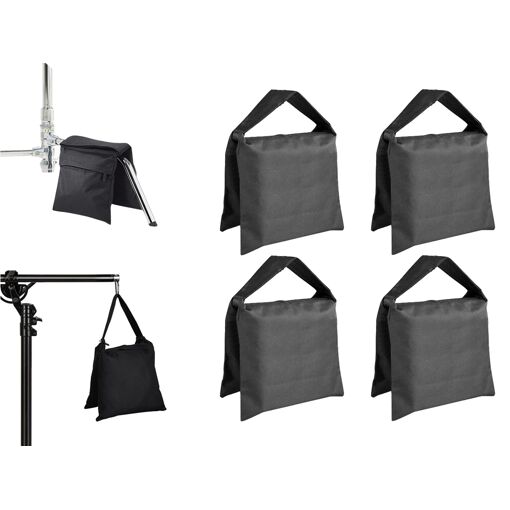 Manfrotto 059 Paire De Crochets Simples Noirs - Accessoires Pour Papier Fond Avec Expan 046 Et Super Clamp 035