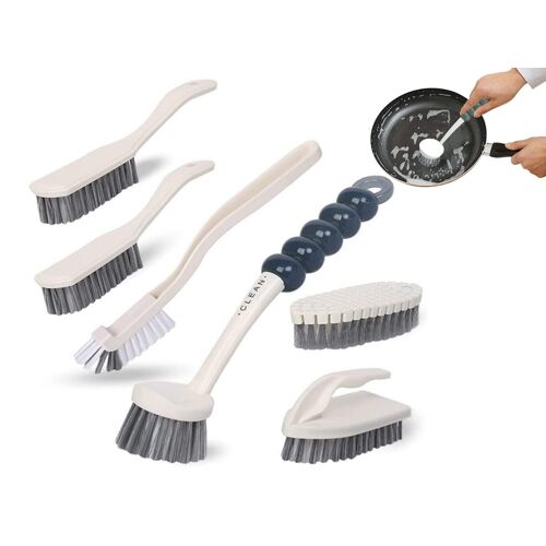 Ensemble de 6 brosses de nettoyage pour la cuisine et la salle de bain