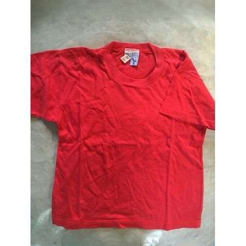 Tee Shirt Rouge Jacadi Manches Courtes Taille 4/6 Ans Mais Pluto 4 Ans